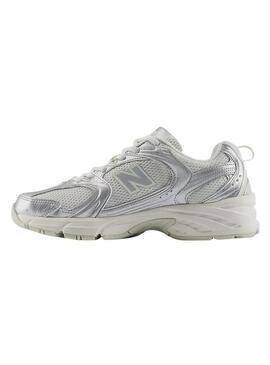 Sapatilhas New Balance Silver Metallic para mulher