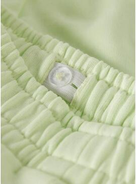 Bermudas Name It Fauvne verde para menino