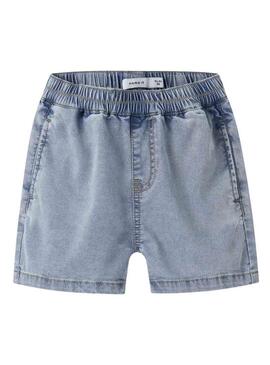 Shorts Name It Ryan azul para menino