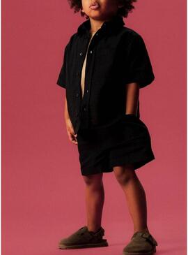 Camisa Name It Filip azul marinho para menino.