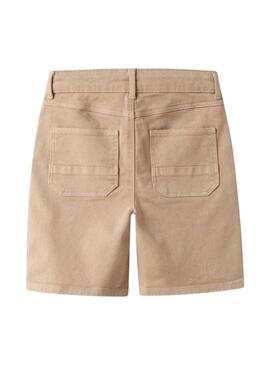 Bermudas Name It Ryan camel para menino