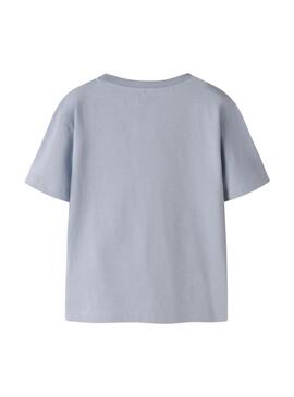 Camiseta Name It Digro azul para menino