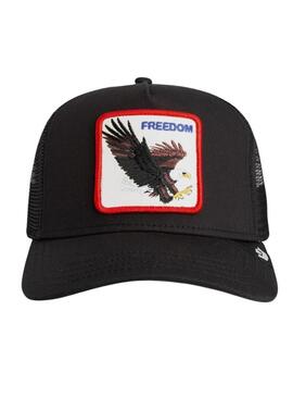 Boné Goorin Bros Freedom preto para homem.