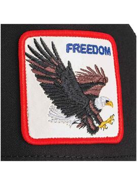 Boné Goorin Bros Freedom preto para homem.