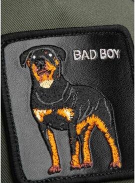 Touca Goorin Bros Bad boy verde e preto para homem