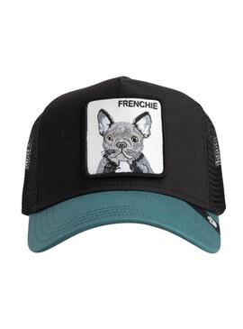Boné Goorin Bros Frenchie preto e azul para homem.