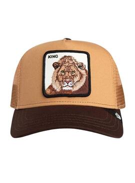 Boné Goorin Bros King bege e marrom para homem.