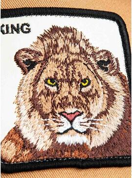 Boné Goorin Bros King bege e marrom para homem.