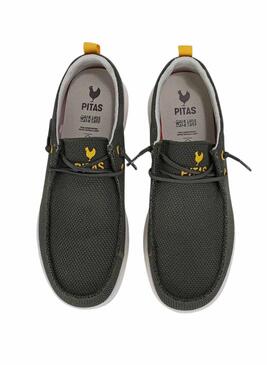 Sapatos Walkin Pitas Kell verde para homens.