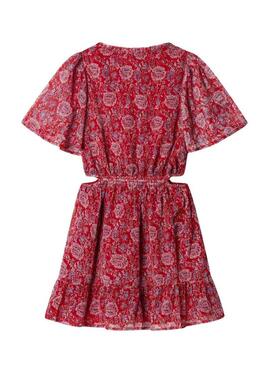 Vestido Pepe Jeans Iliana vermelho para menina
