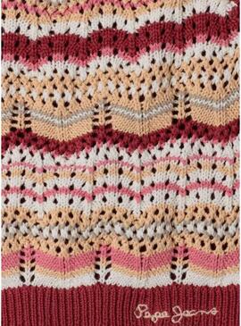 Top de alças Pepe Jeans Hyo vermelho para menina.