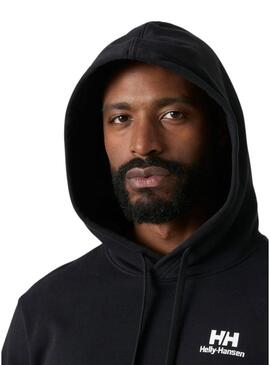 Moletom Helly Hansen Core preto para homem