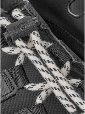 Sandálias UGG GoldenGlow Toggle preto para mulher.