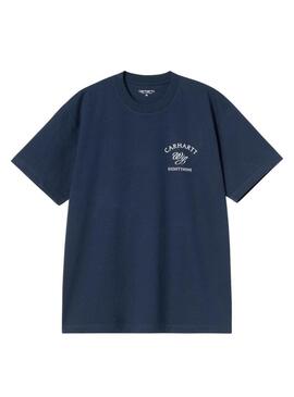 Camisa Carhartt Eightynine azul para homem.