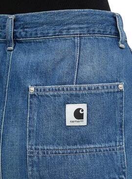 Saia Carhartt Double Knee preta para mulher