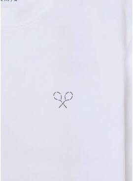 Camiseta Silbon Lettering branca para homem