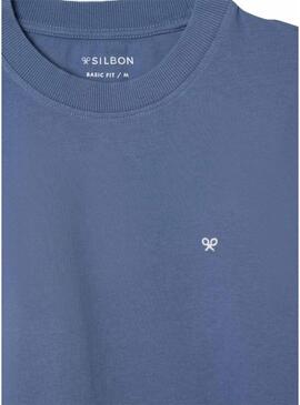 Camisa Silbon The Club Saint Tropez azul para homem
