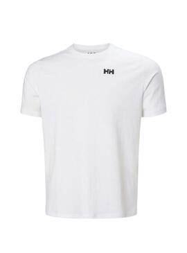 Camiseta Helly Hansen Core branca para homens