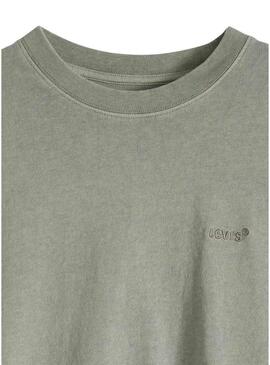 Camiseta Levis Red Tab Vintage verde para homem.