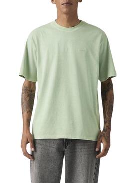 Camisa Levis Red Tab Vintage verde menta para homem