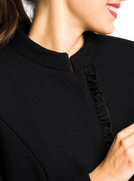 Casaco Naf Naf Decote Mao Preto para Mulher