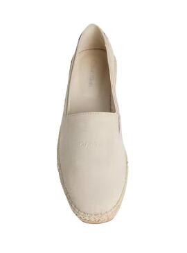 Alpargatas Calvin Klein Jeans Espadrille bege para homem.