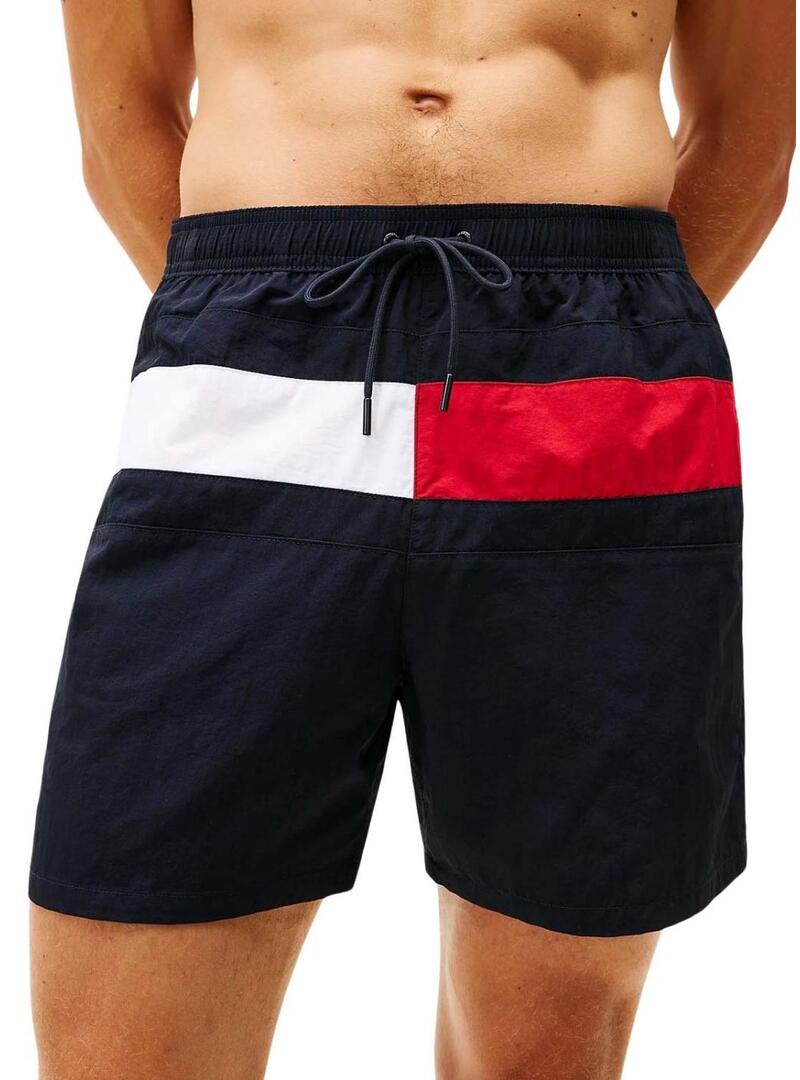 Roupa de banho Tommy Hilfiger Flag azul para homem