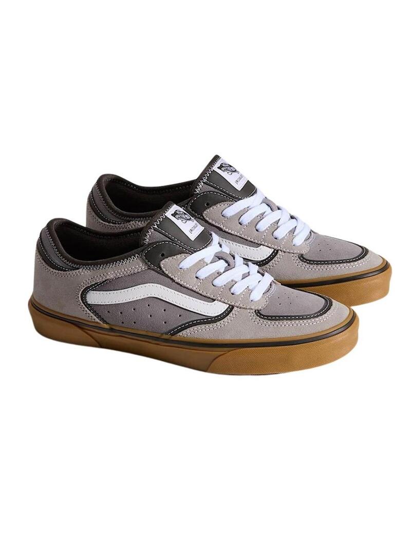 Ténis Vans Rowley bege para homem.