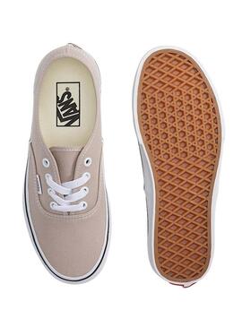 Sapatilhas Vans Authentic bege para mulher.