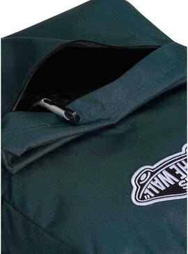 Mochila Vans Old Skool clássica verde para mulher e homem.