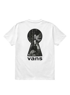 Camiseta Vans Keyhole branca para homem