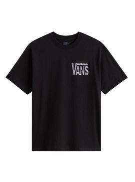 Camiseta Vans Talk preta para homem.
