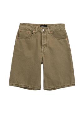Bermudas jeans Vans verdes para homem.