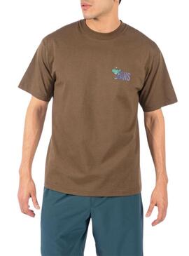 Camiseta Vans Bar Hopper marrom para homem.