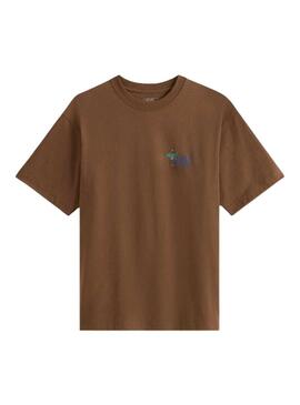 Camiseta Vans Bar Hopper marrom para homem.