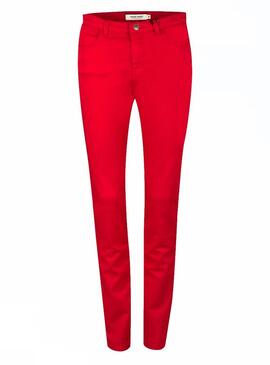 Calça Naf Naf Skinny Vermelho Para Mulher