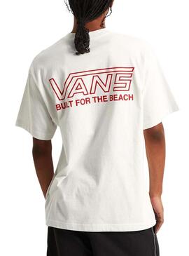 Camiseta Vans Buckled branca para homem.