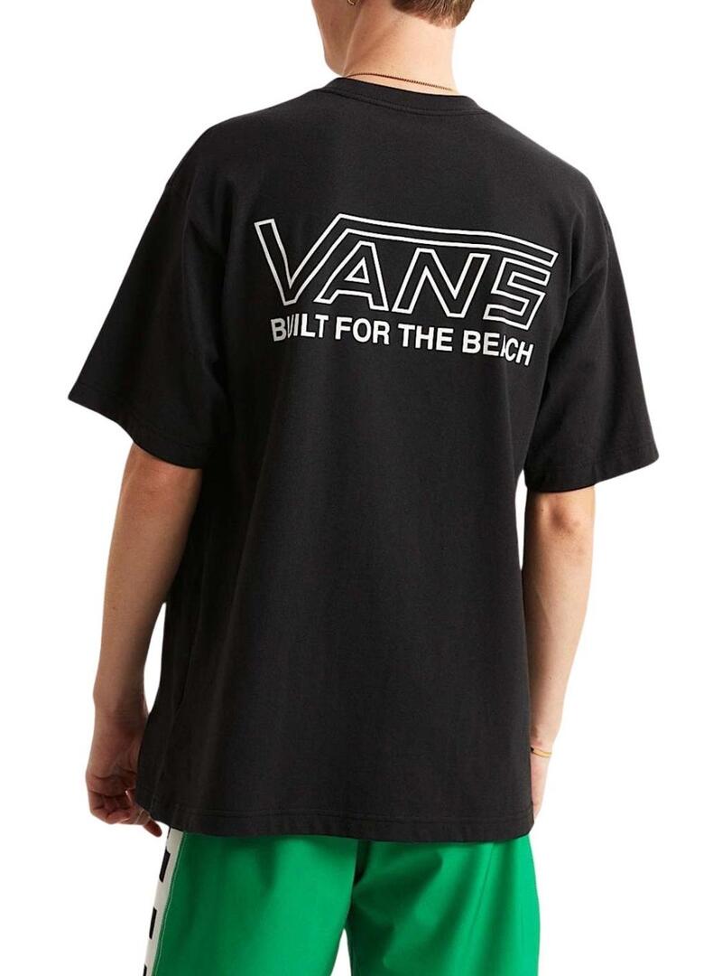 Camiseta Vans Buckled preta para homem.