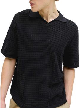 Polo Jack and Jones Nantucket preto para homem