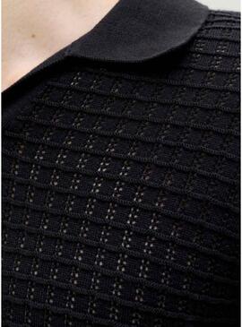 Polo Jack and Jones Nantucket preto para homem