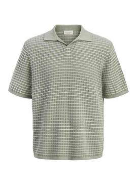 Camisa polo Jack and Jones Nantucket verde para homem