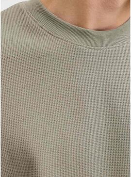 Camiseta Jack and Jones Austin verde para homem