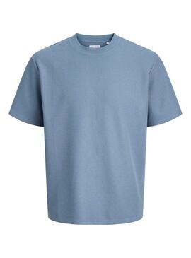 Camiseta Jack and Jones Austin azul para homem