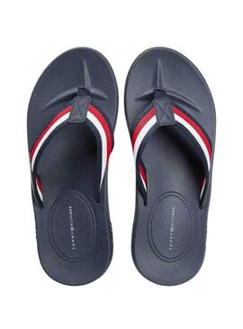 Chinelos Tommy Hilfiger Molded marinho para homens