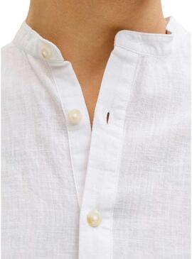 Camisa Jack and Jones Summer branca para homem.