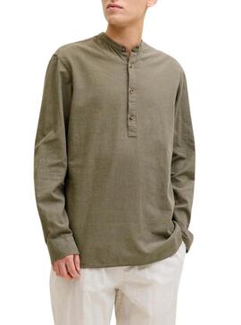 Camisa Jack and Jones Summer verde para homem