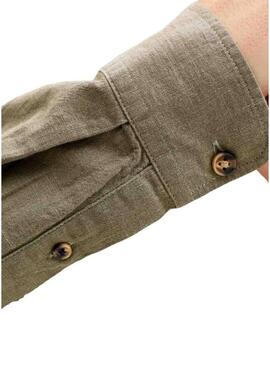 Camisa Jack and Jones Summer verde para homem