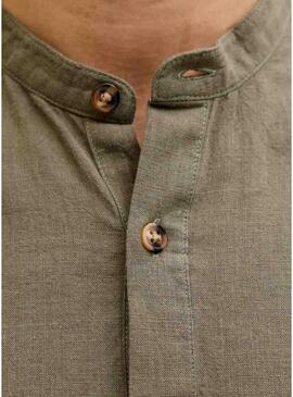 Camisa Jack and Jones Summer verde para homem