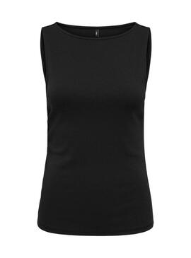 Camisa Only Malia preta para mulher.