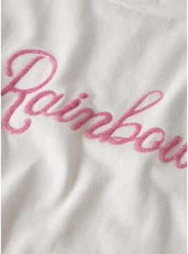 Camisola Name It Dybba branca para menina.